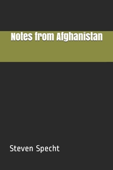 Paperback Notes from Afghanistan Book