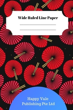 Paperback Cute Japan Theme Wide Ruled Line Paper Book
