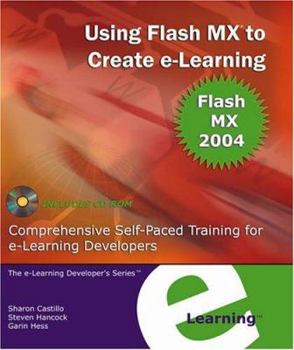 Paperback Using Flash MX to Create e-Learning Book