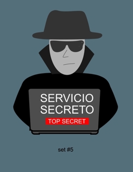 Servicio Secreto Top Secret set # 5: A fun searching activity book and coloring book for children and adults alike. Also great for doctors and dentist