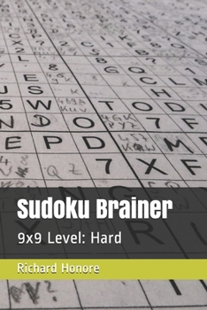 Paperback Sudoku Brainer: 9x9 Level: Hard Book