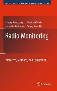 Hardcover Radio Monitoring: Problems, Methods, and Equipment Book