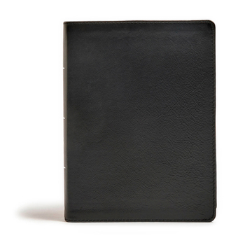 Leather Bound CSB Tony Evans Study Bible, Black Genuine Leather: Study Notes and Commentary, Articles, Videos, Easy-To-Read Font Book