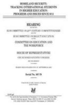 Homeland security : tracking international students in higher education : progress and issues since 9/11
