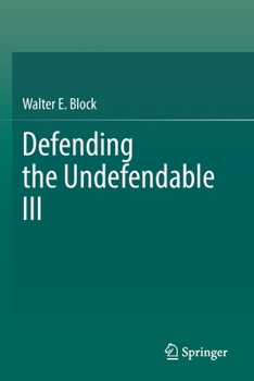 Paperback Defending the Undefendable III Book