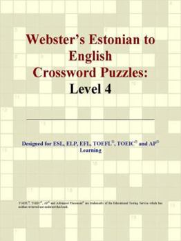 Paperback Webster's Estonian to English Crossword Puzzles: Level 4 Book