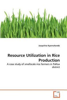 Paperback Resource Utilization in Rice Production Book