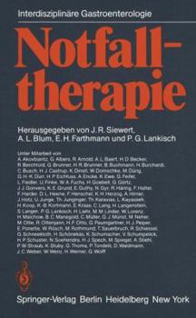Paperback Notfalltherapie: Konservative Und Operative Therapie Gastrointestinaler Notfälle [German] Book