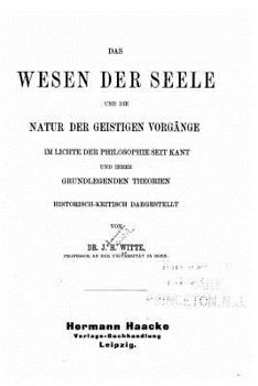Paperback Das Wesen der Seele u. die Natur der Geistigen Vorgänge [German] Book