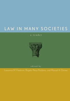 Paperback Law in Many Societies: A Reader Book