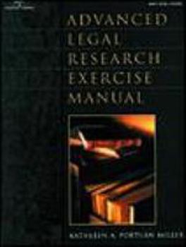 Paperback Advanced Legal Research Exercise Manual Book