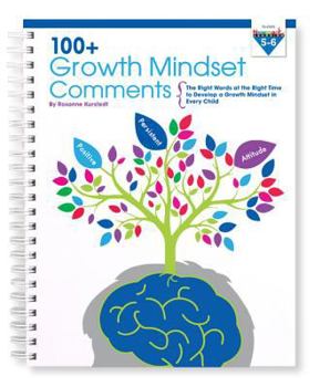 Spiral-bound 100+ Growth Mindset Comments 5-6 Book