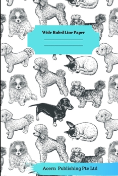 Paperback Chinese New Year Theme Wide Ruled Line Paper Book