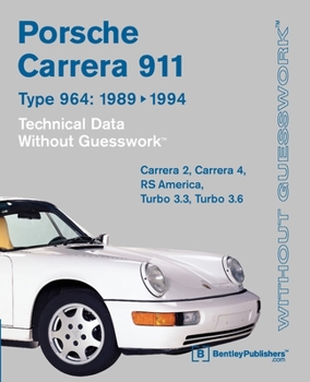 Spiral-bound Porsche Carrera 964: 1989-1994 Technical Data Book
