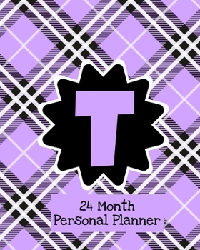24 Month Personal Planner: Monogrammed Schedule and Organizer