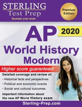 Paperback Sterling Test Prep AP World History: Complete Content Review for AP Exam Book