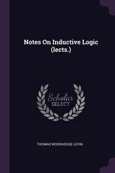 Paperback Notes On Inductive Logic (lects.) Book