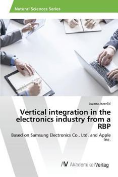 Paperback Vertical integration in the electronics industry from a RBP Book