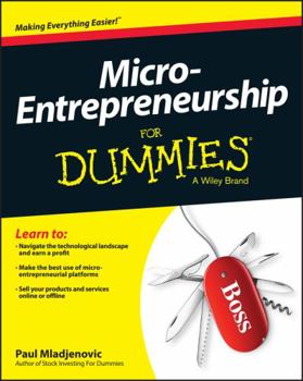 Paperback Micro-Entrepreneurship for Dummies Book