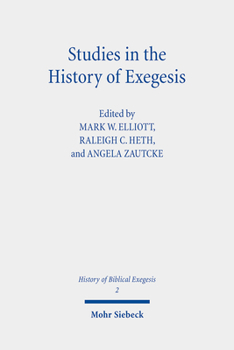 Paperback Studies in the History of Exegesis Book