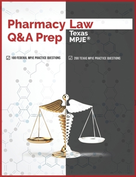 Paperback Pharmacy Law Q&A Prep: Texas MPJE Book