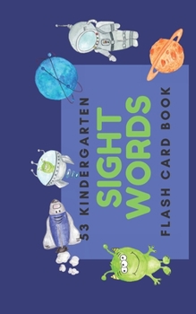 Paperback 53 Kindergarten Sight Words: Flash Card Book