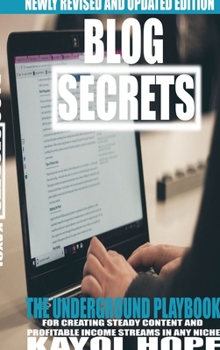 Hardcover Blog Secrets Book