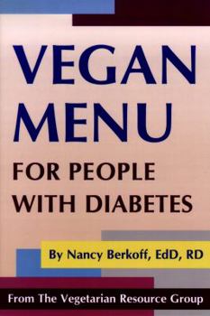 Paperback Vegan Menu for People with Diabetes Book