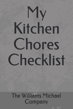 Paperback My Kitchen Chores Checklist Book