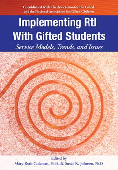 Paperback Implementing RtI With Gifted Students: Service Models, Trends, and Issues Book