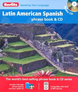 Paperback Berlitz Latin American Spanish Phrase Book & CD Book