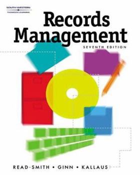 Hardcover Records Management, Text/Disk Package Book