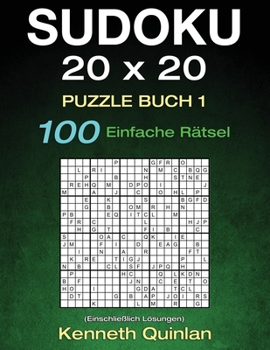 Paperback Sudoku 20 x 20 Puzzle Buch 1: 100 Einfache R?tsel [German] Book