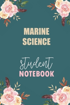 Paperback Marine Science Student Notebook: Notebook Diary Journal for Marine Science Major College Students University Supplies Book