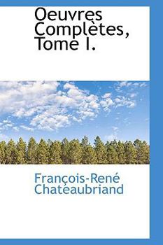 Paperback Oeuvres Compl Tes, Tome I. Book