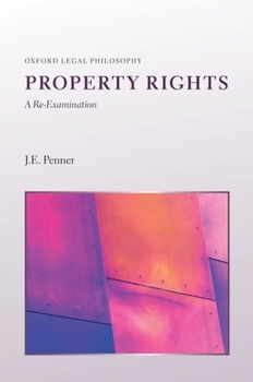 Hardcover Property Rights: A Re-Examination Book