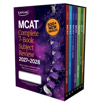 Paperback MCAT Complete 7-Book Subject Review 2027-2028 Biggest Update Ever: 500+ New Images & All-New Cars Book 3 Practice Tests (Kaplan Test Prep) Book