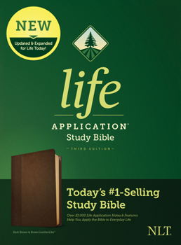 Imitation Leather NLT Life Application Study Bible, Third Edition (Leatherlike, Dark Brown/Brown) Book
