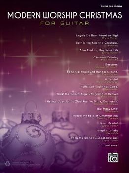 Paperback Modern Worship Christmas for Guitar Book