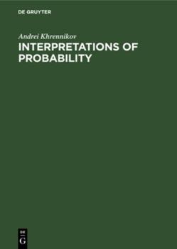 Hardcover Interpretations of Probability Book