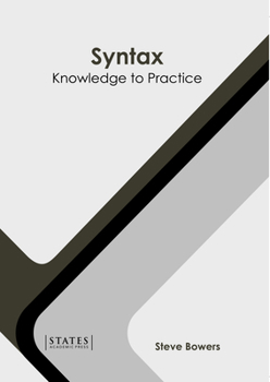 Hardcover Syntax: Knowledge to Practice Book