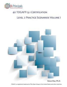 Paperback 40 Togaf 9.1 Certification Level 2 Practice Scenarios Volume 1 Book