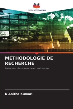 Paperback Méthodologie de Recherche [French] Book