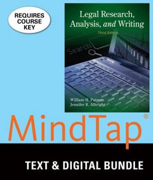Paperback Bundle: Legal Research, Analysis, and Writing, 3rd + LMS Integrated for MindTap Paralegal, 1 term (6 months) Access Code Book
