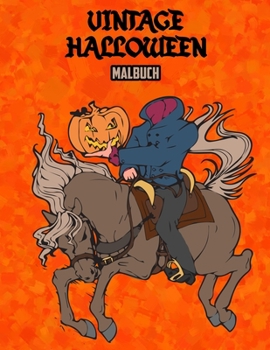 Vintage Halloween Malbuch
