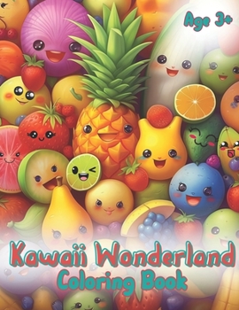 Paperback kawaii Wonderland Coloring Book