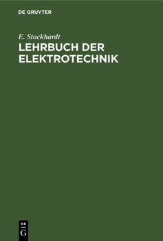 Hardcover Lehrbuch Der Elektrotechnik [German] Book