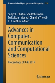 Paperback Advances in Computer, Communication and Computational Sciences: Proceedings of Ic4s 2019 Book