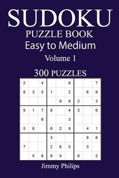 Paperback 300 Easy to Medium Sudoku Puzzle Book