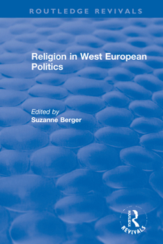Hardcover Religion in West European Politics Book